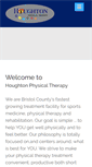 Mobile Screenshot of houghtonphysicaltherapy.com